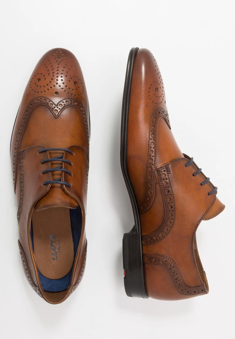 Lloyd MORTON - Business-Schnürer - Cognac 4 Lloyd MORTON - Business-Schnürer - Cognac – Bild 2