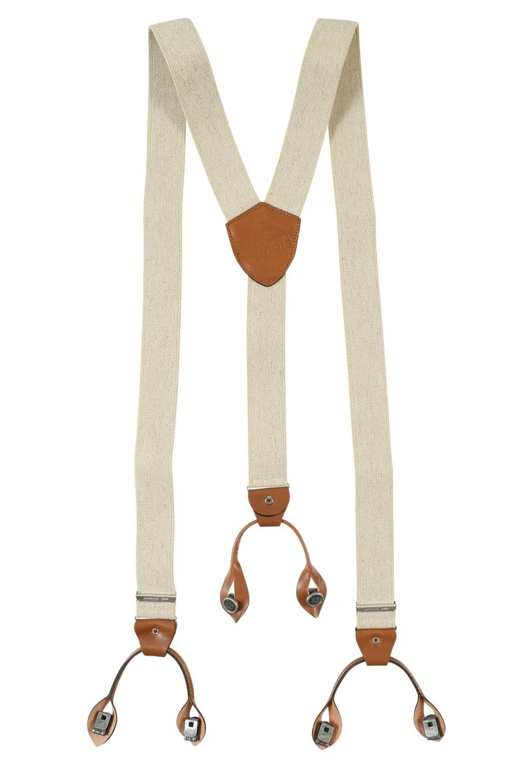 BRACES HOSENTRÄGER - Gürtel - Ecru 4 BRACES HOSENTRÄGER - Gürtel - Ecru – Bild 2