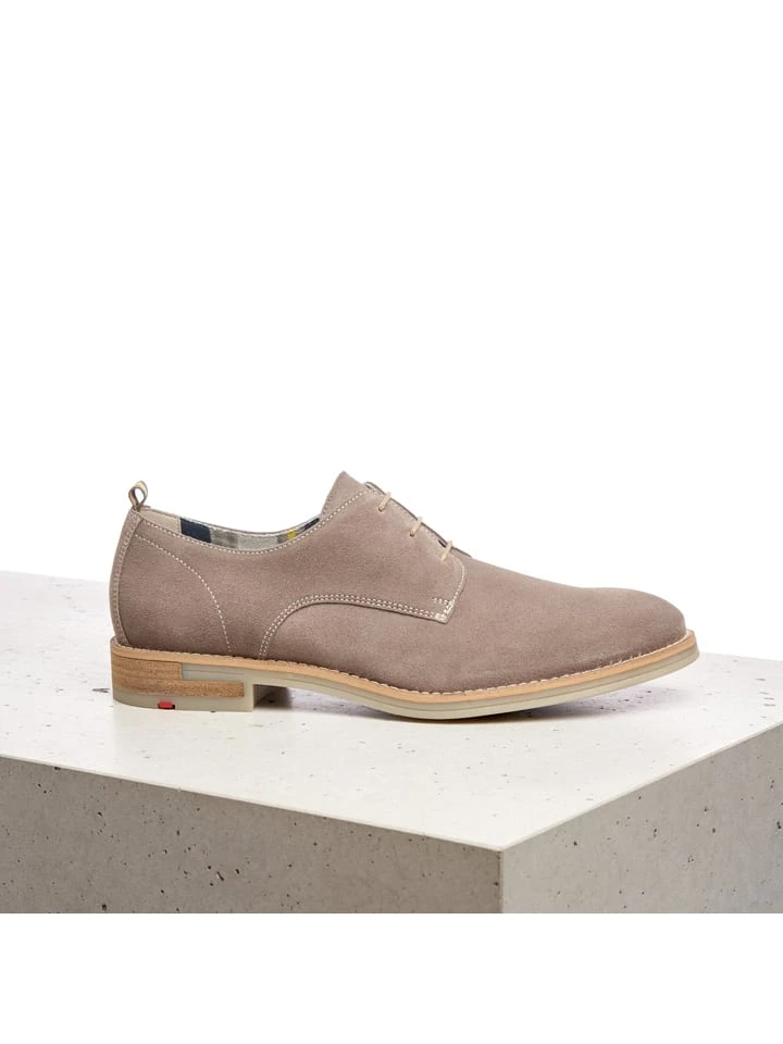 Lloyd Leder-Schnürschuhe "Dallas" In Taupe 4 Lloyd Leder-Schnürschuhe "Dallas" In Taupe – Bild 2